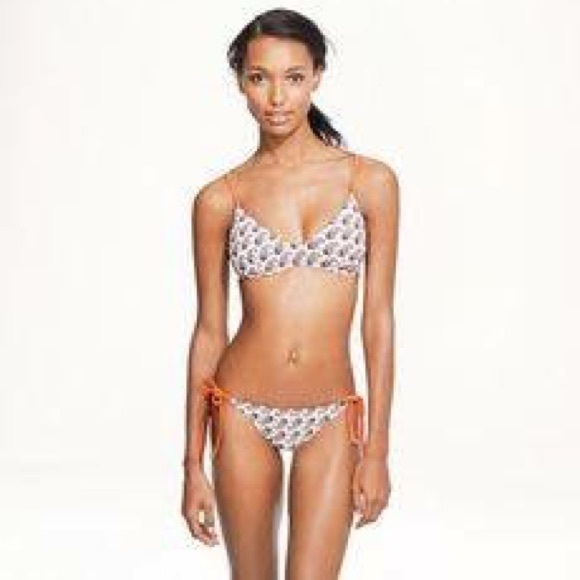 J. Crew Other - J Crew Bathing suit (set) size XS Neon Paisley